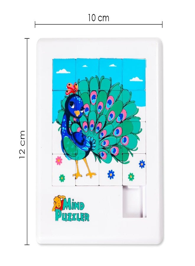 تويز بوكس لعبة ألغاز ذهنية للأطفال من تويز بوكس، بتصميم طاووس جذاب، لعبة ألغاز بإطار مميز - لعبة تحفز التفكير الإبداعي وحل المشكلات - Image 5